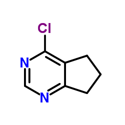4-Chloro-6,7-dihydro-5H-cyclopenta[d]pyrimidine Structure