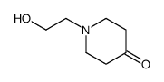 1-(2-hydroxyethyl)-4-piperidone结构式