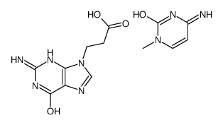 3-(2-amino-6-oxo-3H-purin-9-yl)propanoic acid结构式