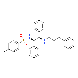Benzenesulfonamide, N-[(1R,2R)-2-[[3-(1,4-cyclohexadien-1-yl)propyl]amino]-1,2-diphenylethyl]-4-methyl- Structure