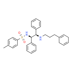 Benzenesulfonamide, N-[(1R,2R)-2-[[3-(1,4-cyclohexadien-1-yl)propyl]amino]-1,2-diphenylethyl]-4-methyl- structure