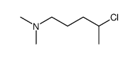 (4-chloro-pentyl)-dimethyl-amine Structure