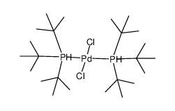 Pd(t-Bu3P)2Cl2结构式