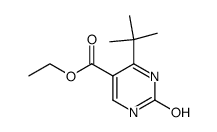 4-tert-butyl-2-hydroxy-pyrimidine-5-carboxylic acid ethyl ester结构式
