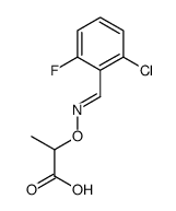 2-[(2-chloro-6-fluorophenyl)methylideneamino]oxypropanoic acid结构式