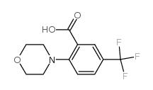 2-Morpholino-5-(trifluoromethyl)benzoic acid Structure