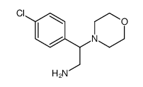 2-(4-CHLORO-PHENYL)-2-MORPHOLIN-4-YL-ETHYLAMINE structure
