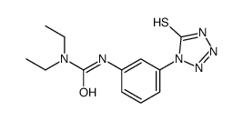 1,1-diethyl-3-[3-(5-sulfanylidene-2H-tetrazol-1-yl)phenyl]urea Structure