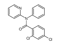 2,4-dichloro-N-phenyl-N-(pyridin-2-yl)benzamide结构式