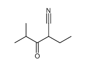 2-ethyl-4-methyl-3-oxo-valeronitrile结构式