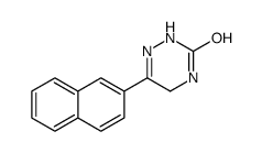 6-naphthalen-2-yl-4,5-dihydro-2H-1,2,4-triazin-3-one结构式