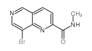 8-BROMO-[1,6]NAPHTHYRIDINE-2-CARBOXYLIC ACID METHYLAMIDE picture