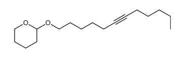 2-dodec-6-ynoxyoxane Structure