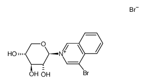 4-bromo-2-xylosylisoquinolinium bromide Structure