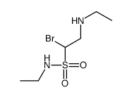 1-bromo-N-ethyl-2-(ethylamino)ethanesulfonamide结构式