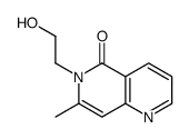 6-(2-hydroxyethyl)-7-methyl-1,6-naphthyridin-5-one结构式