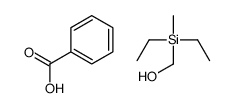 benzoic acid,[diethyl(methyl)silyl]methanol结构式