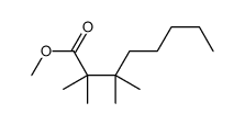 methyl 2,2,3,3-tetramethyloctanoate结构式
