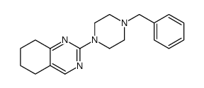 2-(4-benzylpiperazin-1-yl)-5,6,7,8-tetrahydroquinazoline结构式