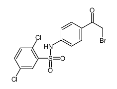 N-[4-(2-bromoacetyl)phenyl]-2,5-dichlorobenzenesulfonamide结构式