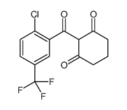 2-[2-chloro-5-(trifluoromethyl)benzoyl]cyclohexane-1,3-dione结构式