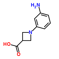 1-(3-AMINO-PHENYL)-AZETIDINE-3-CARBOXYLIC ACID picture