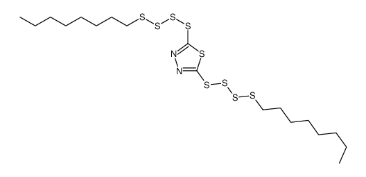 2,5-bis(octyltetrasulfanyl)-1,3,4-thiadiazole结构式