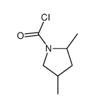 1-Pyrrolidinecarbonyl chloride, 2,4-dimethyl- (9CI)结构式