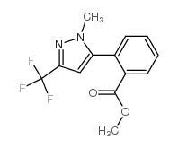 METHYL 2-[1-METHYL-3-(TRIFLUOROMETHYL)-1H-PYRAZOL-5-YL]BENZOATE structure