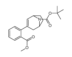 tert-butyl 3-(2-methoxycarbonylphenyl)-8-azabicyclo[3.2.1]oct-3-ene-8-carboxylate Structure