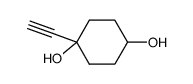 1,4-Cyclohexanediol, 1-ethynyl- (7CI)结构式