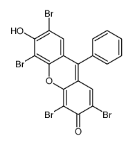 2,4,5,7-tetrabromo-6-hydroxy-9-phenylxanthen-3-one Structure