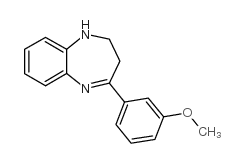 4-(3-methoxyphenyl)-2,3-dihydro-1H-1,5-benzodiazepine Structure