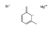 magnesium,1-methanidyl-3-methylbenzene,bromide Structure