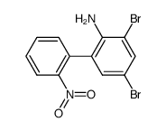 2-amino-3,5-dibromo-2'-nitrobiphenyl结构式