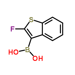 (2-Fluoro-1-benzothiophen-3-yl)boronic acid Structure