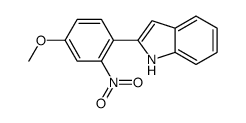 2-(4-methoxy-2-nitrophenyl)-1H-indole Structure