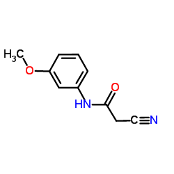 2-Cyano-N-(3-methoxyphenyl)acetamide structure