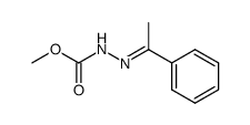 acetophenone carbomethoxyhydrazone结构式