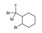 1-bromo-2-[dibromo(fluoro)methyl]cyclohexane Structure