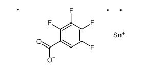 trimethylstannyl 2,3,4,5-tetrafluorobenzoate Structure