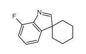 7'-fluorospiro[cyclohexane-1,3'-indole]结构式