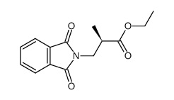 ethyl (R)-2-(phthalimidomethyl)-propanoate Structure