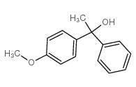 1-(4-甲氧基-苯基)-1-苯基-乙醇结构式