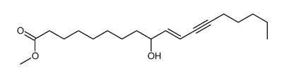 methyl 9-hydroxyoctadec-10-en-12-ynoate Structure