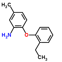 2-(2-Ethylphenoxy)-5-methylaniline Structure