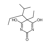5-ethyl-5-(1-ethyl-2-methylpropyl)barbituric acid结构式