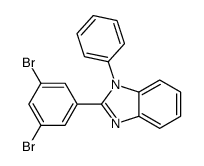 2-(3,5-dibromophenyl)-1-phenylbenzimidazole Structure