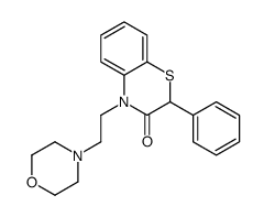 4-(2-morpholin-4-ylethyl)-2-phenyl-1,4-benzothiazin-3-one结构式