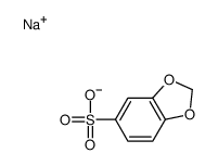 sodium 1,3-benzodioxole-5-sulphonate structure